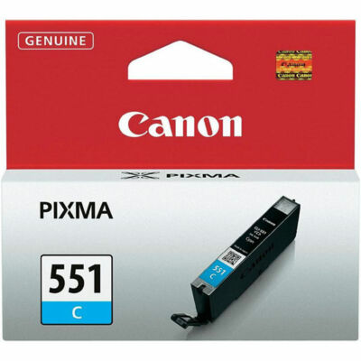 Canon® CLI-551C eredeti cián tintapatron, ~300 oldal (cli551)