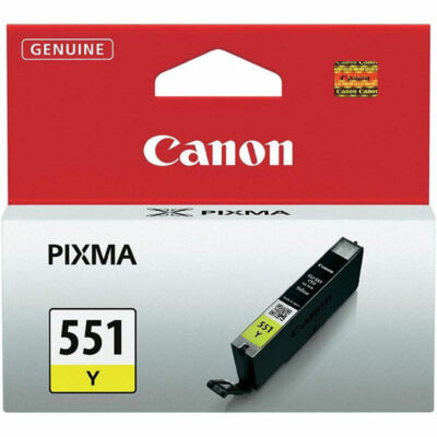 Canon® CLI-551Y eredeti sárga tintapatron, ~300 oldal (cli551)