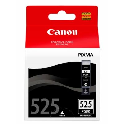 Canon® PGI-525PGBK eredeti fekete tintapatron, ~340 oldal (pgi525 vastag fekete)