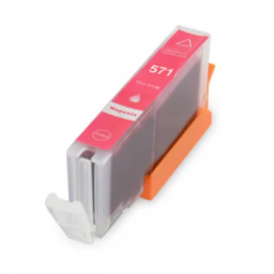 Canon -hoz, ™ CLI-571XL M (magenta) CHIPES utángyártott tintapatron (~715 oldal, 13ml)