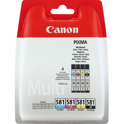 Canon® CLI-581 BCMY eredeti 4db-os tintapatron multipakk