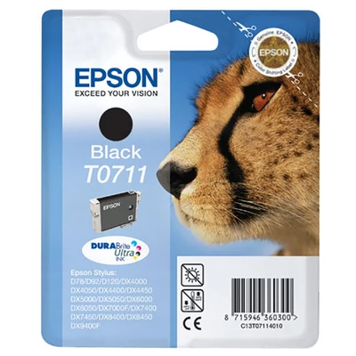 Epson T0711 Tintapatron fekete 7,4ml