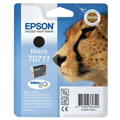Epson T0711 eredeti fekete tintapatron (to711) (≈245oldal)