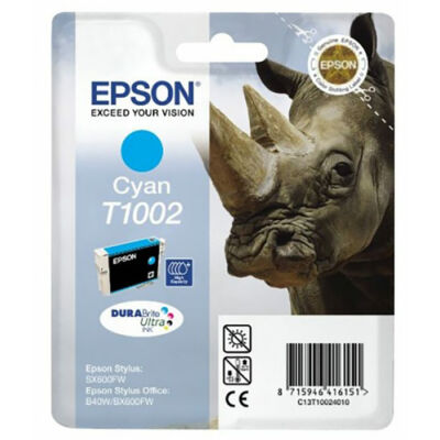 Epson T1002 C (cián) eredeti tintapatron (≈350oldal)