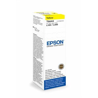 Epson® T6644 eredeti sárga tinta L100/L200 (70ml)  (T6724) (≈6500oldal)