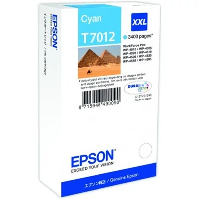 Epson T7012 Tintapatron cián 3.400 oldal kapacitás