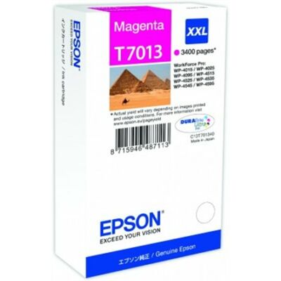 Epson T7013 Tintapatron Magenta 3.400 oldal kapacitás