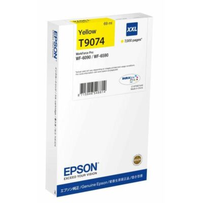 Epson T9074 XXL extra nagy kapacitású sárga eredeti tintapatron