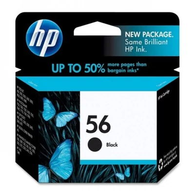 HP C6656AE Tintapatron Black 520 oldal kapacitás No.56