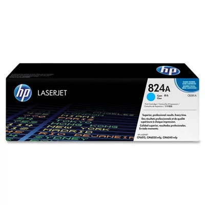 HP CB381A (824A) cián eredeti toner (≈21000 oldal)
