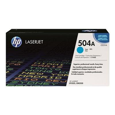 HP CE251A (504A) cián eredeti toner (≈7000 oldal)