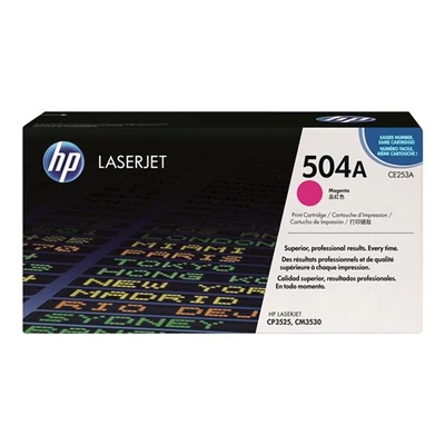 HP CE253A (504A) magenta eredeti toner (≈7000 oldal)