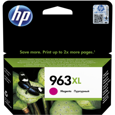 HP Nr.963XL (3JA28AE) eredeti magenta tintapatron, ~1600  oldal