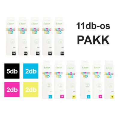 11db-os EPSON -hoz T664x ™utángyártott tinta PAKK (T672x)T6641+T6642+T6643+T6644