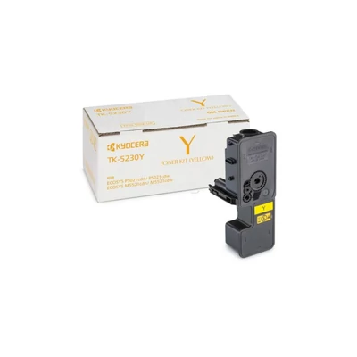 Kyocera TK-5230Y eredeti sárga toner, ~2200 oldal