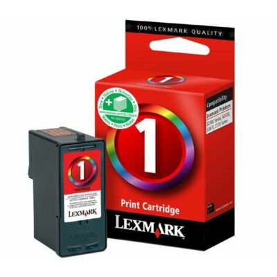 Lexmark Nr.1 (18CX781) eredeti színes tintapatron, ~130 oldal