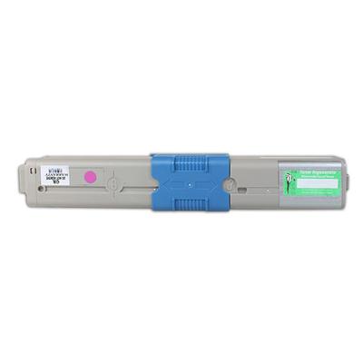 OKI -hoz C310/C530/MC361 utángyártott magenta toner, ~2000 oldal