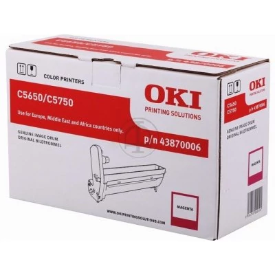 OKI C5650 eredeti magenta dobegység (43870006) (≈20000 oldal)