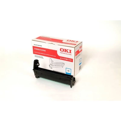 OKI C5800 eredeti cián dobegység (43381723) (≈20000 oldal)