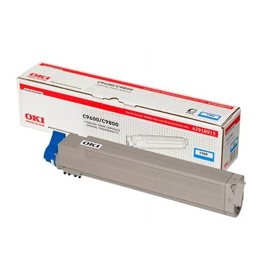 OKI C9600 cián eredeti toner 15K (42918915)