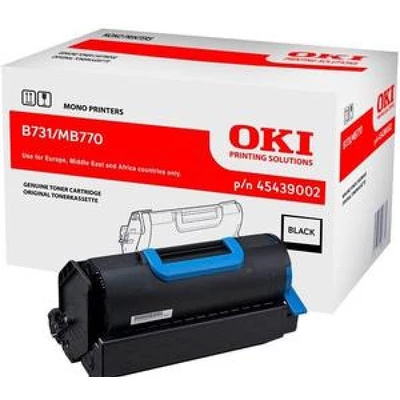 OKI B731/MB770 eredeti fekete toner (45439002) (≈36000 oldal)
