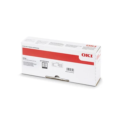 OKI C712 eredeti fekete toner 11K (46507616) (≈11000 oldal)