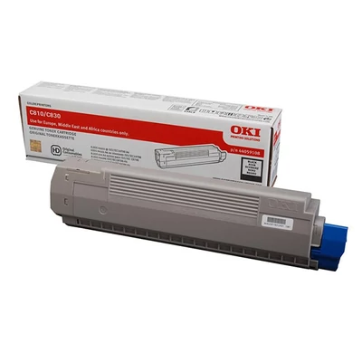 OKI C810 eredeti fekete toner 8K (44059108) ~8000 oldal