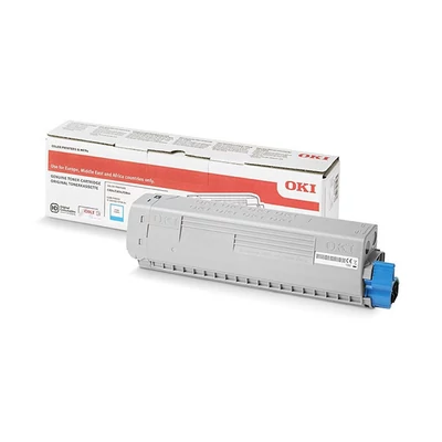 OKI C824/C834/C844 eredeti cián toner 5K (47095703) ~5000 oldal