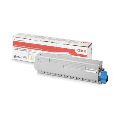 OKI C824/C834/C844 eredeti sárga toner 5K (47095701) ~5000 oldal
