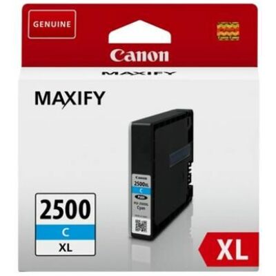 Canon® PGI-2500C XL eredeti cián tintapatron, ~1500 oldal (pgi2500xl)