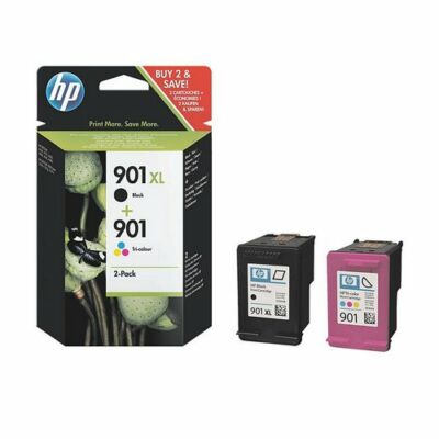 HP Nr.901XL fekete + Nr.901 színes eredeti tintapatron multipakk (SD519AE), ~1060 oldal