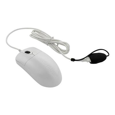 Vízálló, mosható, antibakterialis optikai egér, vezetékes, USB (SEAL SHIELD™ SILVER STORM™, fehér)