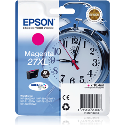 Epson T2713 (Nr. 27XL) magenta eredeti tintapatron (≈1100oldal)