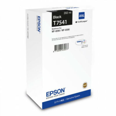Epson T7541 eredeti fekete tintapatron, ~10000 oldal