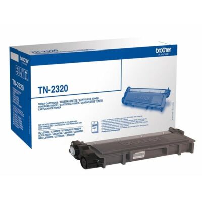 Brother TN-2320 eredeti fekete toner (≈2600 oldal)
