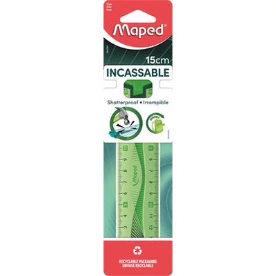Vonalzó, műanyag, hajlítható, 15 cm, MAPED 