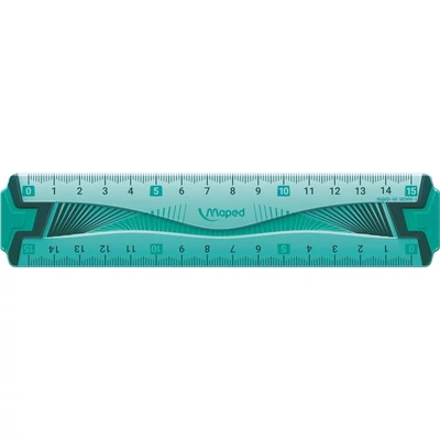 Vonalzó, műanyag, hajlítható, 15 cm, MAPED 
