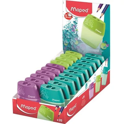 Hegyező display, kétlyukú, tartályos, MAPED 