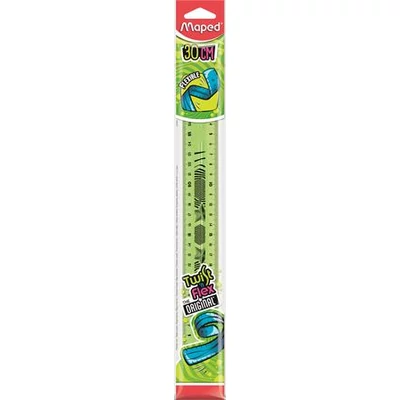 Vonalzó, műanyag, törhetetlen, 30 cm, MAPED 