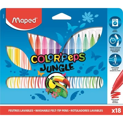 Filctoll készlet, 2,8 mm, kimosható, MAPED 
