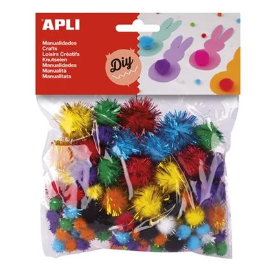 Pom-pom, csillogó, APLI 