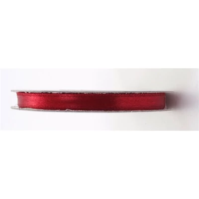 Szatén szalag, 6 mm, bordó