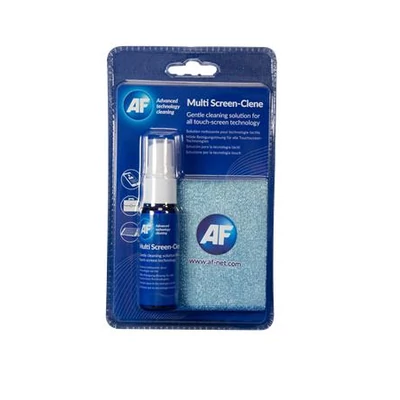 Tisztítófolyadék, érintőkijelzőhöz, mikroszálas kendővel, 25 ml, AF 