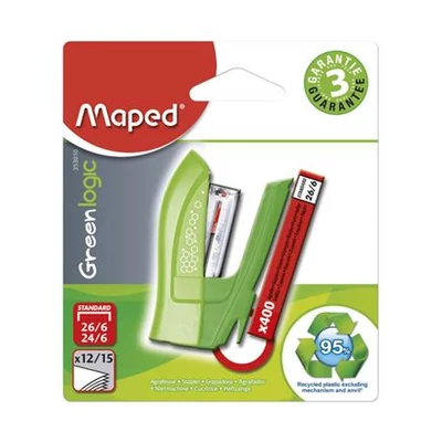 Tűzőgép, 24/6, 26/6, 12 lap, MAPED 