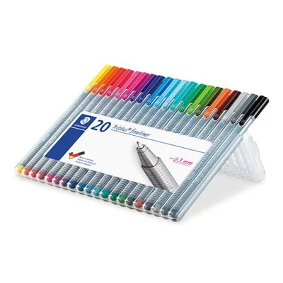 Tűfilc készlet, 0,3 mm, STAEDTLER 