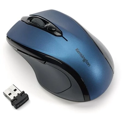 Egér, vezeték nélküli, optikai, közepes méret, USB, KENSINGTON 