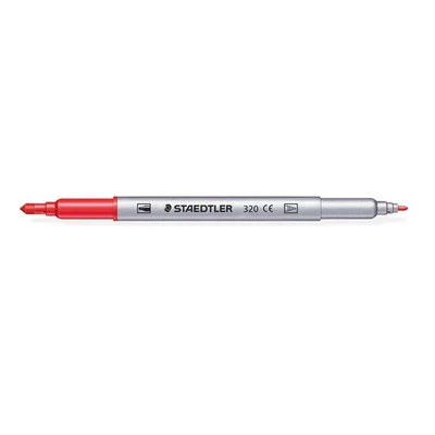 Filctoll készlet, 1-3 mm, kétvégű, kimosható, STAEDTLER 