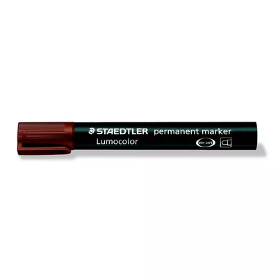 Alkoholos marker, 2 mm, kúpos, STAEDTLER "Lumocolor® 352", barna
