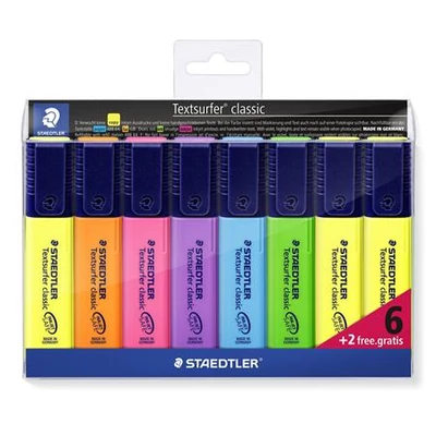 Szövegkiemelő készlet, 1-5 mm, STAEDTLER 