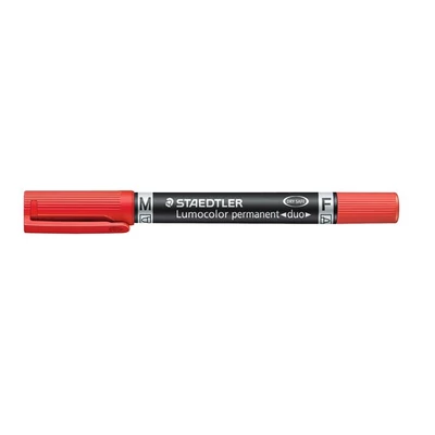 Alkoholos marker, 0,6/1,5 mm, kúpos, kétvégű, STAEDTLER 